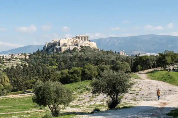 Path to the Acropolis of Athens